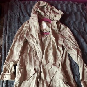 Tan trench coat never worn